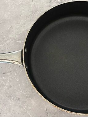 LAGOS Black Nonstick Frying Pan with Stainless Handle